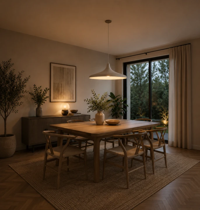 Lampa Wisząca Biała Nad Stół Wabi Sabi Japandi Fala Kapelusz