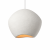 Lampa Wisząca Biały Kamień Kamyk Wabi Sabi Japandi 40 cm Nad Stół