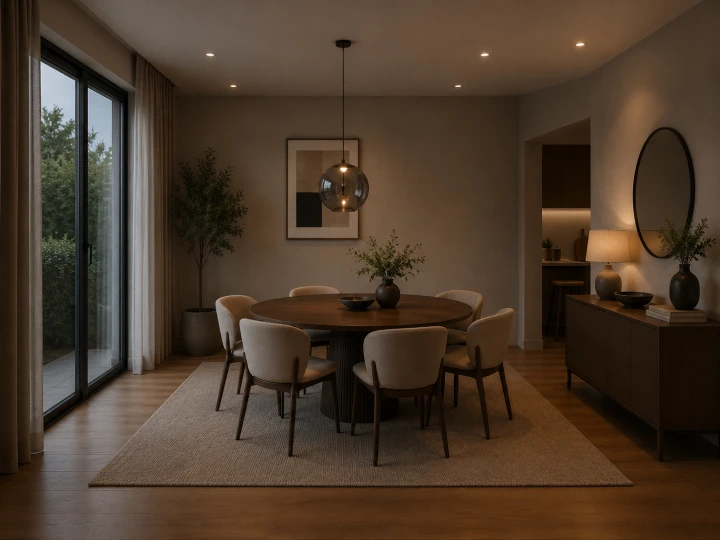 Nowoczesna Lampa Wisząca Kula Szklana Dymione Szkło Czarna do Salonu