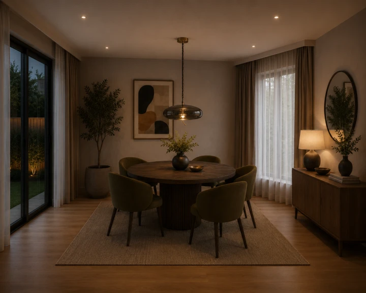 Lampa Wisząca Szklany Dysk Dymiony Grafit Czarny Sypialnia Loft