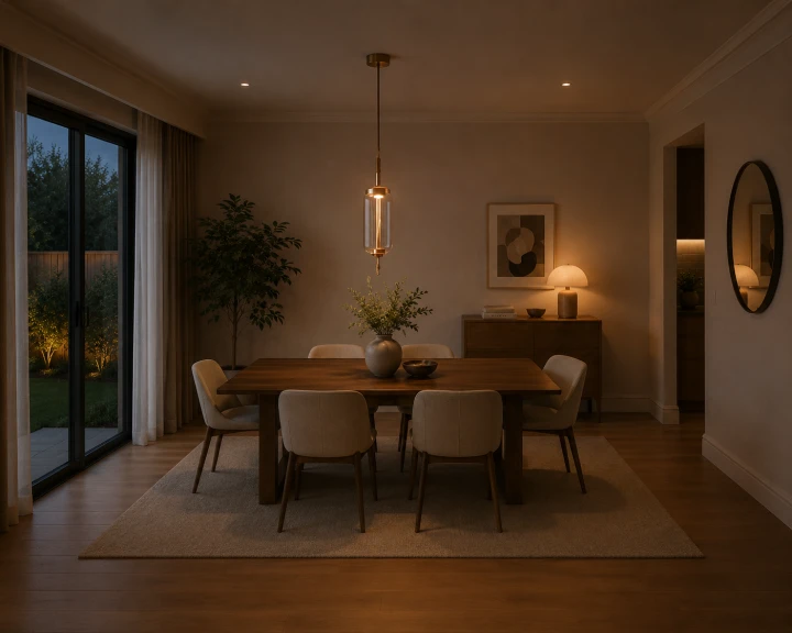 Lampa Wisząca Szklany Walec Przezroczysty Miedź Sypialnia Glamour