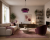 Designerska Lampa Wisząca Ciemny Fiolet Purpurowa Szklana do Jadalni