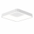Plafon LED Sufitowy Biały Kwadratowy Ryflowany 50cm 72W Modern + Pilot