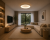 Plafon LED Sufitowy Biały Okrągły Ryflowany 50cm 68W Modern + Pilot
