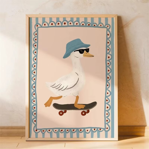 Plakat Styl Vintage Do Pokoju Dziecięcego 40x60cm