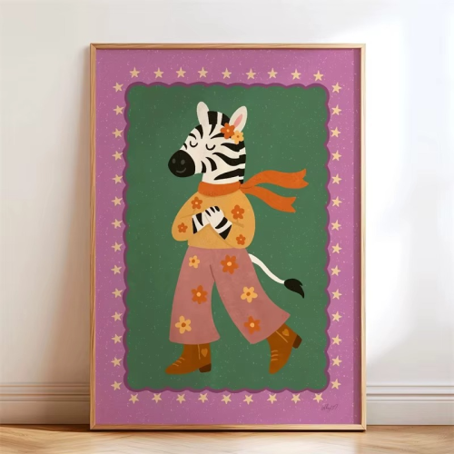 Plakat Styl Vintage Do Pokoju Dziecięcego 40x60cm