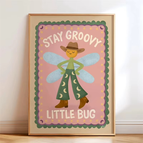 Plakat Styl Vintage Do Pokoju Dziecięcego 40x60cm