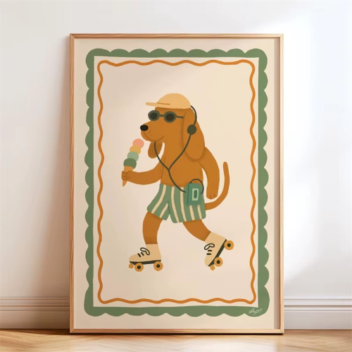 Plakat Styl Vintage Do Pokoju Dziecięcego 40x60cm