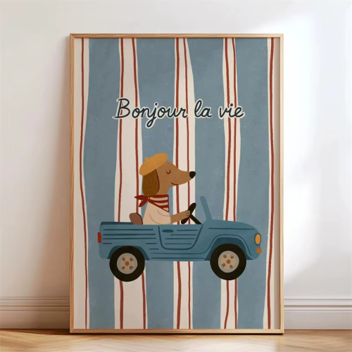 Plakat Styl Vintage Do Pokoju Dziecięcego 40x60cm
