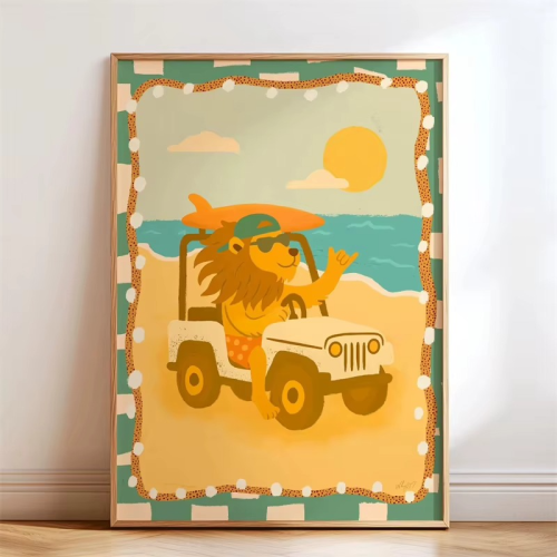 Plakat Styl Vintage Do Pokoju Dziecięcego 40x60cm