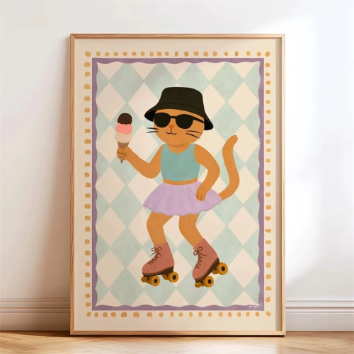 Plakat Styl Vintage Do Pokoju Dziecięcego 40x60cm