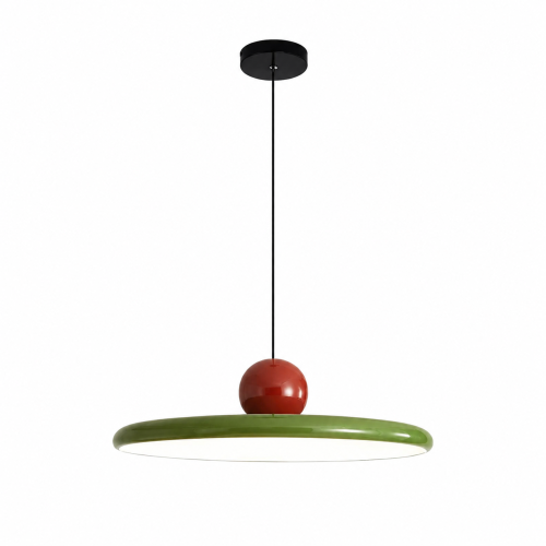 Lampa wisząca LED UFO Talerz zielona 30 CM