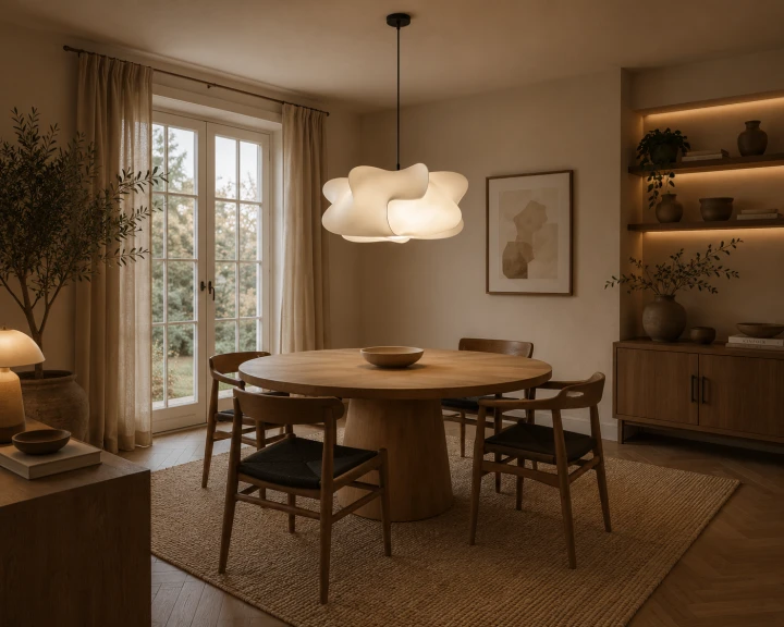Lampa Wisząca NIMBUS White Cloud Designerska Biała Chmura do Sypialni i Pokoju
