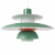 Lampa Wisząca PH Żyrandol Skandynawski Talerze Nordic Green