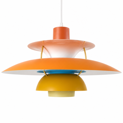Lampa Wisząca PH Żyrandol Skandynawski Talerze Nordic Orange