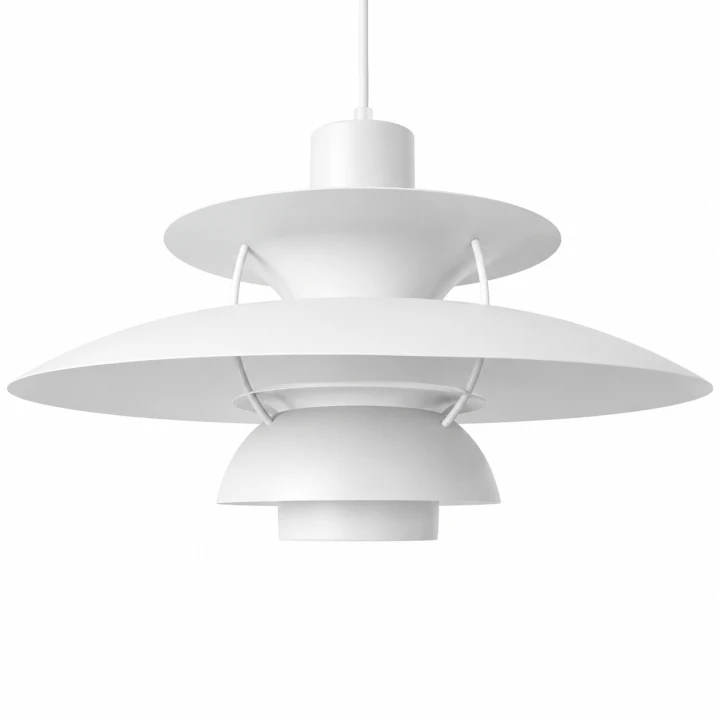 Lampa Wisząca PH Żyrandol Skandynawski Talerze Nordic White