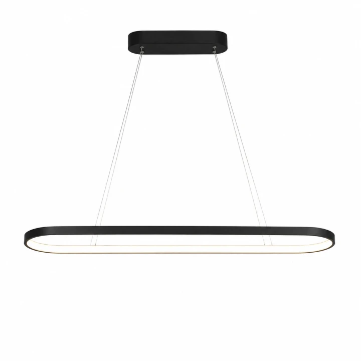 Lampa Wisząca LED Oval Line Slim Owalna Elipsa Nad Stół i Wyspę