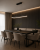 Lampa Wisząca LED Oval Line Slim Owalna Elipsa Nad Stół i Wyspę