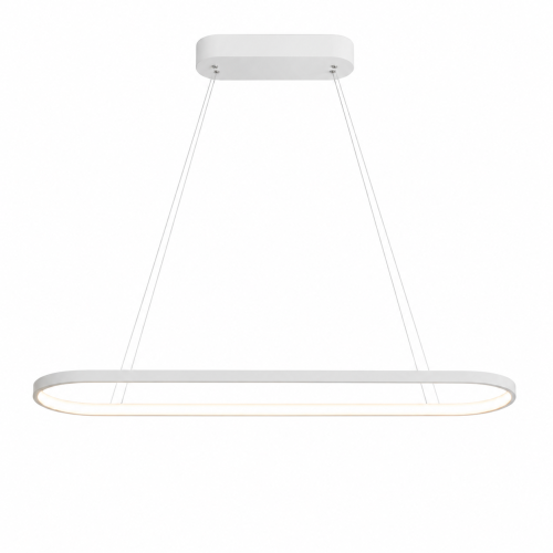 Lampa Wisząca LED Oval Line Slim Owalna Elipsa Nad Stół i Wyspę