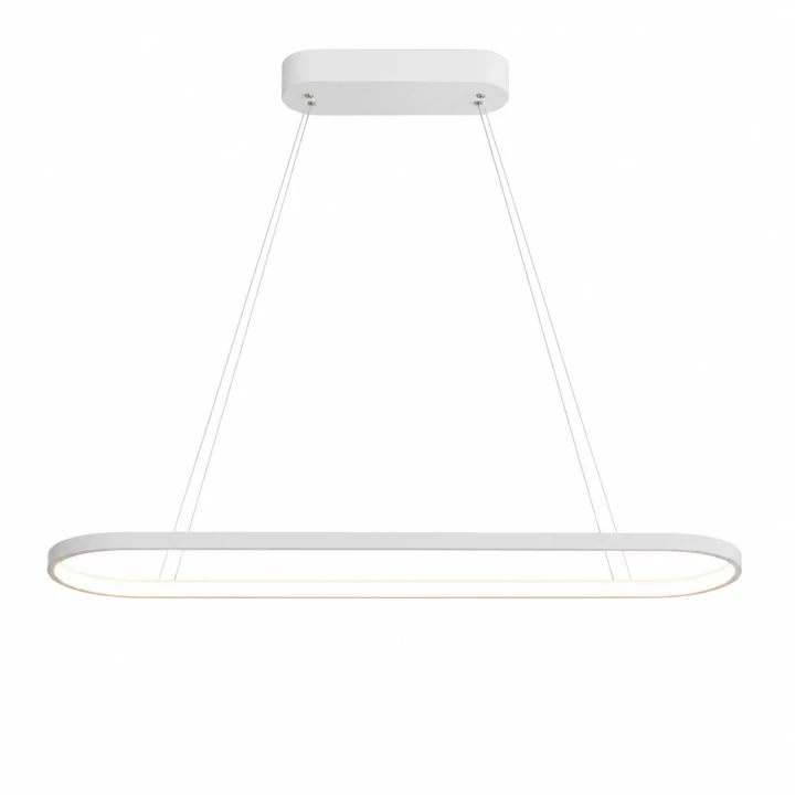 Lampa Wisząca LED Oval Line Slim Owalna Elipsa Nad Stół i Wyspę