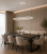 Lampa Wisząca LED Oval Line Slim Owalna Elipsa Nad Stół i Wyspę