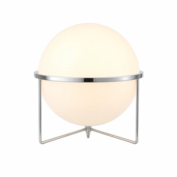 Lampa podłogowa LED Gerrault Delord Kula akrylowa