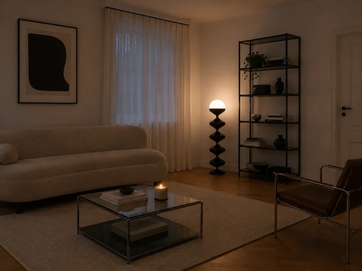 Lampa podłogowa Bella Notte 120 cm czarna