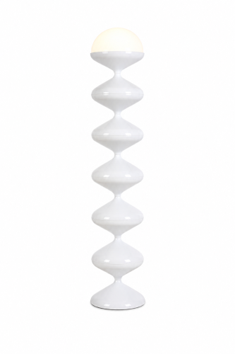 Lampa podłogowa Perla Bianca 120 cm biała