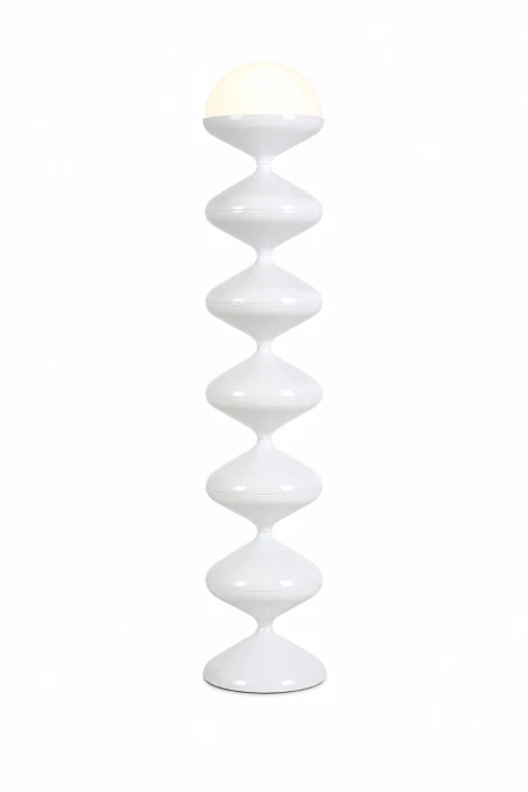 Lampa podłogowa Perla Bianca 120 cm biała