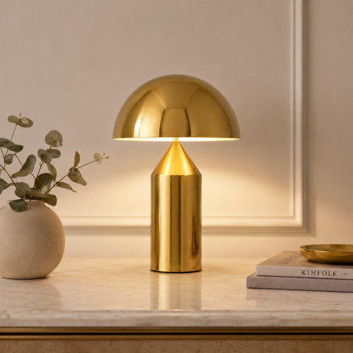 Lampa stołowa Aurelia Gold Modern Glamour złota