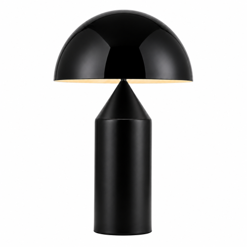 Lampa stołowa Aurelia Black Modern Glamour Czarna