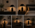 Lampa stołowa Aurelia Black Modern Glamour Czarna
