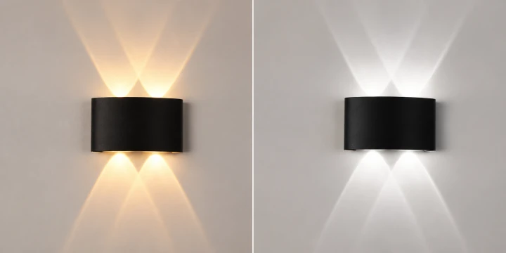 Kinkiet ścienny LED Velora 4 W wodoodporny czarny